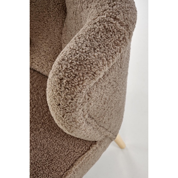 Fotel MOCCA wypoczynkowy, c.brązowy - Halmar