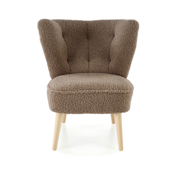 Fotel MOCCA wypoczynkowy, c.brązowy - Halmar