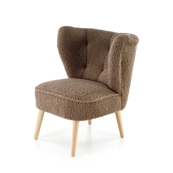 Fotel MOCCA wypoczynkowy, c.brązowy - Halmar