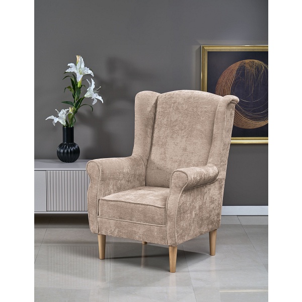 Fotel HERMES wypoczynkowy, beżowy - Halmar