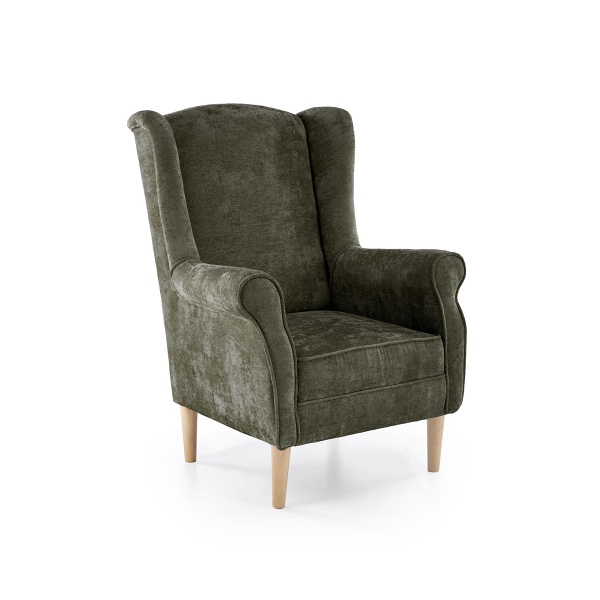 Fotel HERMES wypoczynkowy, oliwkowy - Halmar