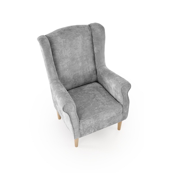 Fotel HERMES wypoczynkowy, popielaty - Halmar