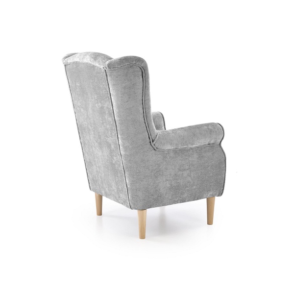 Fotel HERMES wypoczynkowy, popielaty - Halmar