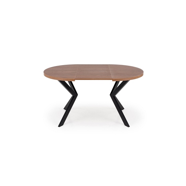 Stół PERONI rozkładany orzech - czarny - Halmar