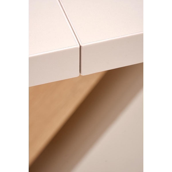 Stół BRANDON rozkładany 160-200/90 cm kaszmir/dąb cremona - Halmar