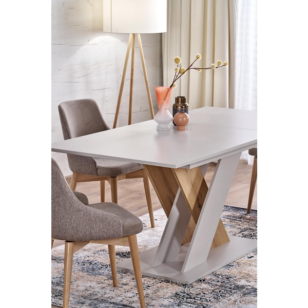 Stół XARELTO rozkładany kaszmir - dąb cremona - Halmar