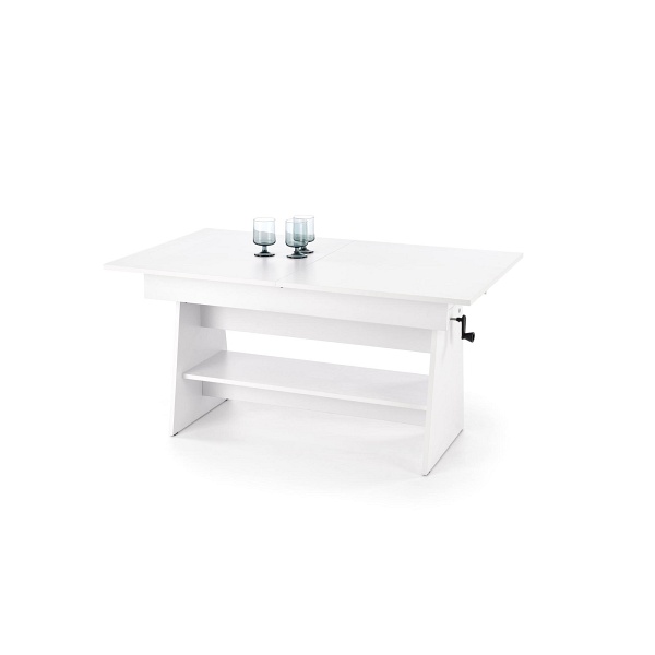 Stół ERIKA ławo rozkładany biały - Halmar