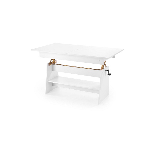 Stół ERIKA ławo rozkładany biały - Halmar