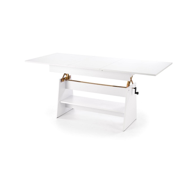 Stół ERIKA ławo rozkładany biały - Halmar