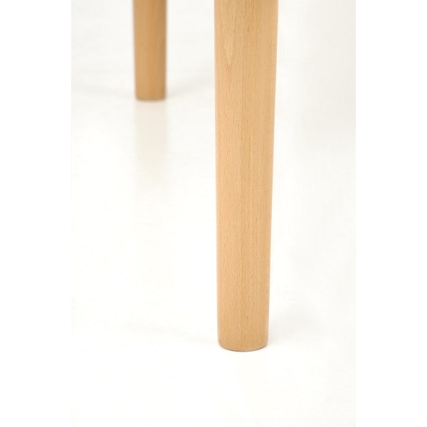 Stół PIVOT rozkładany 102-142x102x75 cm, blat - kaszmir, nogi - naturalny - Halmar