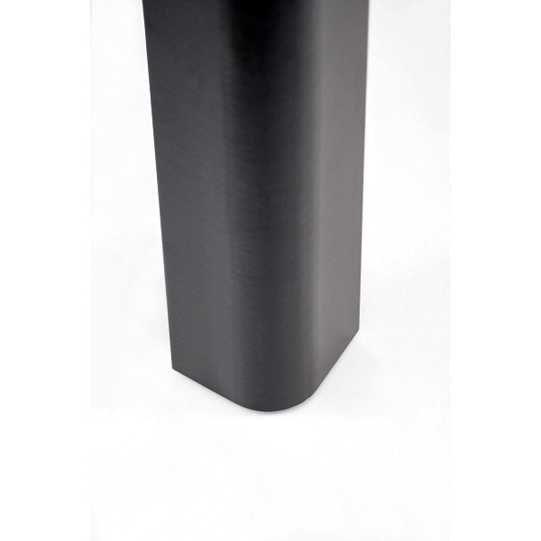 Stół RINGO kolor blat kaszmir, nogi - czarny - Halmar