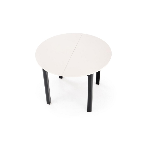 Stół RINGO kolor blat kaszmir, nogi - czarny - Halmar