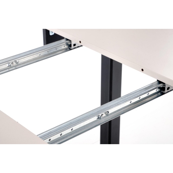 Stół RINGO kolor blat kaszmir, nogi - czarny - Halmar