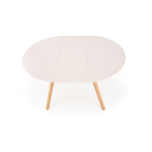 Stół RUBEN kolor blat - kaszmir, nogi - naturalny - Halmar