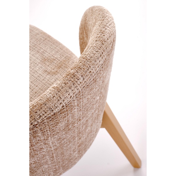 Krzesło BASSO dąb naturalny / tap: CREMONA 14 - Halmar