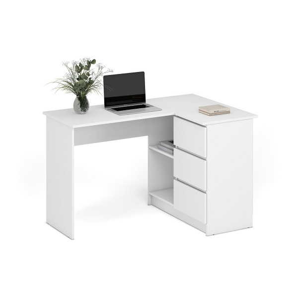 Biurko BEGA , biały - Halmar