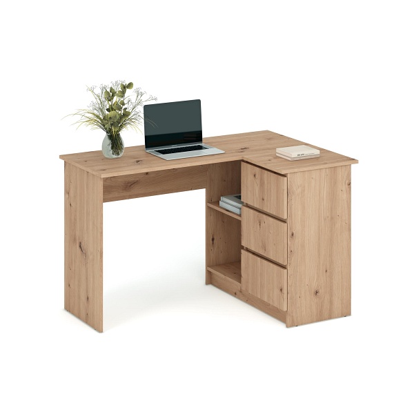 Biurko BEGA , dąb artisan - Halmar