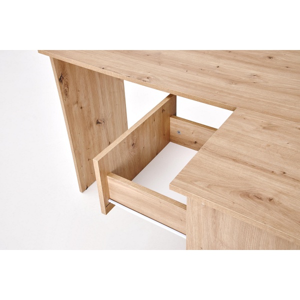 Biurko BEGA , dąb artisan - Halmar