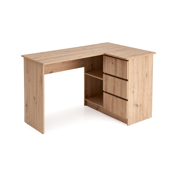 Biurko BEGA , dąb artisan - Halmar