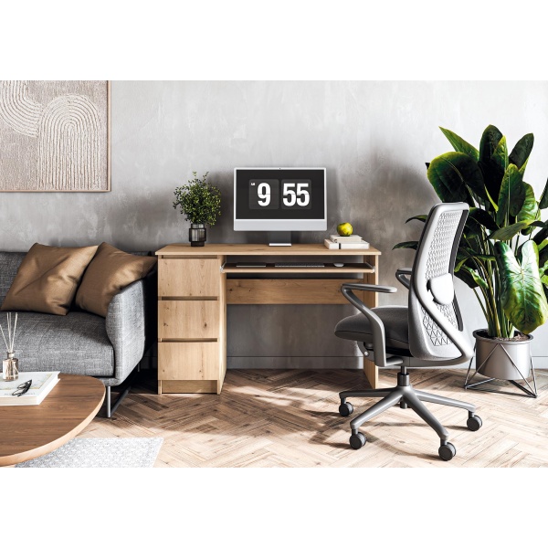 Biurko CINO , dąb artisan - Halmar
