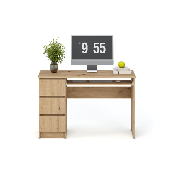 Biurko CINO , dąb artisan - Halmar