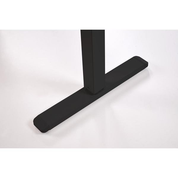 Biurko B54 z funkcją regulacji wysokości, blat - dąb artisan, stelaż - czarny - Halmar