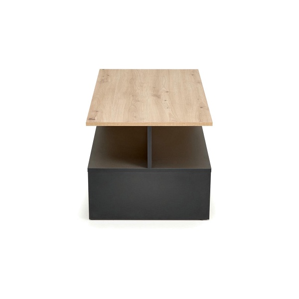 Ława IVA , dąb artisan / czarny - Halmar