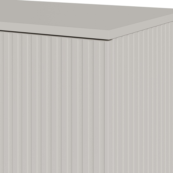 Komoda RANDOM 2 KM-1 kaszmir / orzech / czarny - Halmar