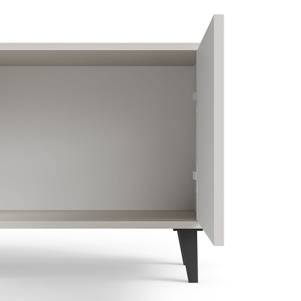 Stolik RANDOM 2 RTV-2 RTV 180 cm kaszmir / orzech / czarny - Halmar