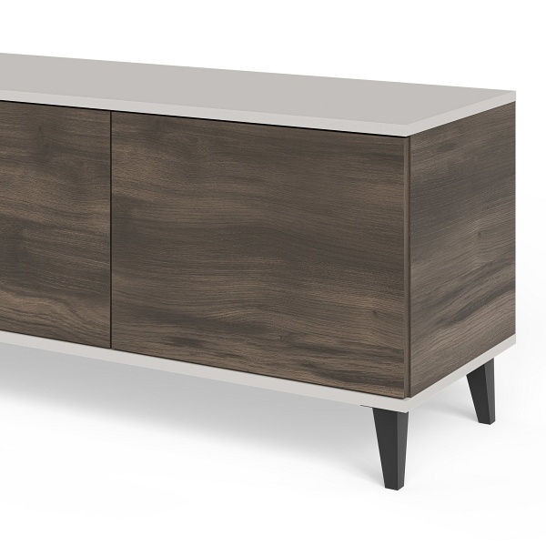 Stolik RANDOM 2 RTV-3 RTV 200 cm kaszmir / orzech / czarny - Halmar