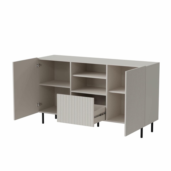 Komoda PAXOS KM-1 , kolor: kaszmir - czarny - Halmar