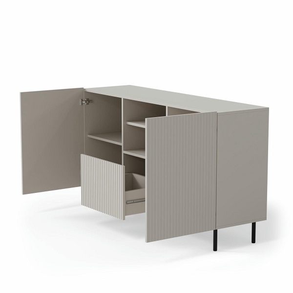 Komoda PAXOS KM-1 , kolor: kaszmir - czarny - Halmar