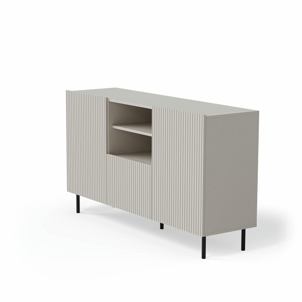 Komoda PAXOS KM-1 , kolor: kaszmir - czarny - Halmar