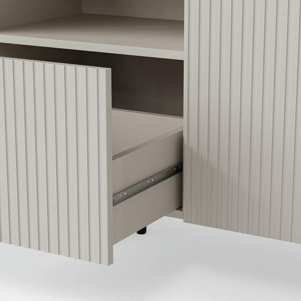 Komoda PAXOS KM-1 , kolor: kaszmir - czarny - Halmar