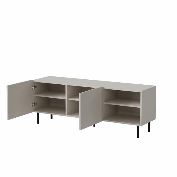 Stolik PAXOS RTV-1 TV RTV 150 cm, kolor: kaszmir - czarny - Halmar