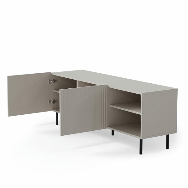 Stolik PAXOS RTV-1 TV RTV 150 cm, kolor: kaszmir - czarny - Halmar