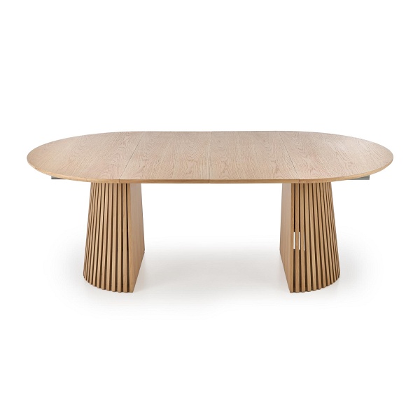 Stół FARGO rozkładany, blat - naturalny, nogi - naturalny - Halmar