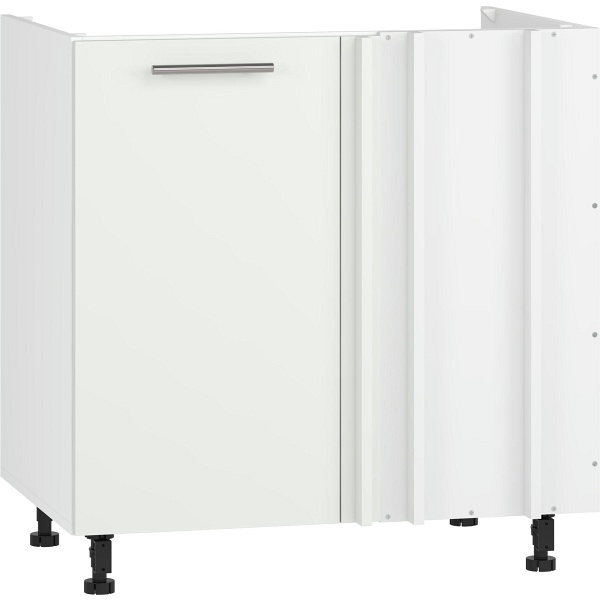 Szafka VENTO DKN-100/82 zlewozmywakowa narożna front: biały mat - Halmar