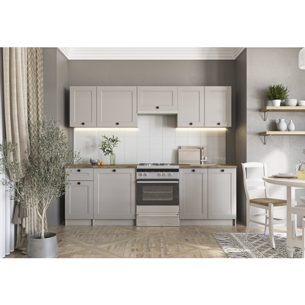 Kuchnia VIVIAN 240 zestaw korpus: kaszmir, fronty: kaszmir - Halmar