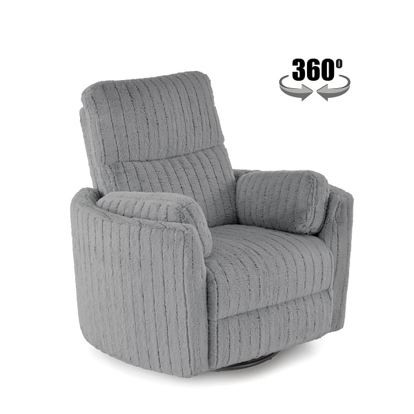 Fotel PEGAS wypoczynkowy popielaty - Halmar