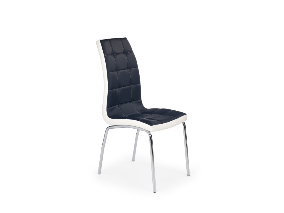 Krzesło K186 czarno - białe - Halmar