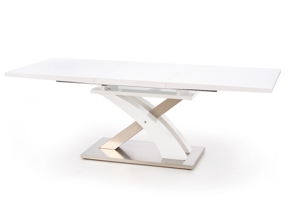 Stół SANDOR rozkładany biały lakierowany - Halmar