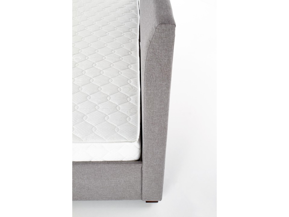 Łóżko MODENA 160 cm tapicerowane z szufladami popiel - Halmar