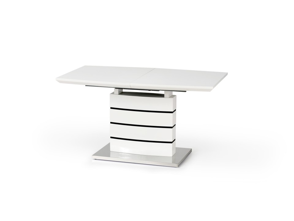 Stół NORD biało-czarny - Halmar