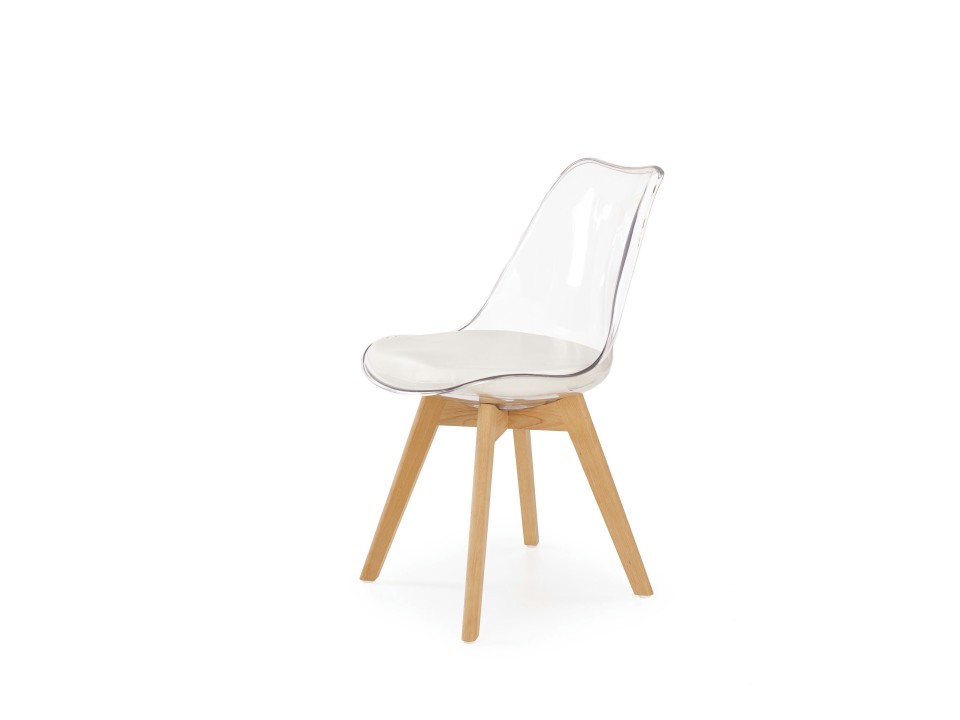 Krzesło K246 bezbarwny / buk - Halmar