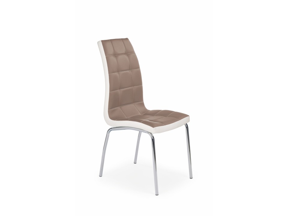 Krzesło K186 cappuccino - biały - Halmar