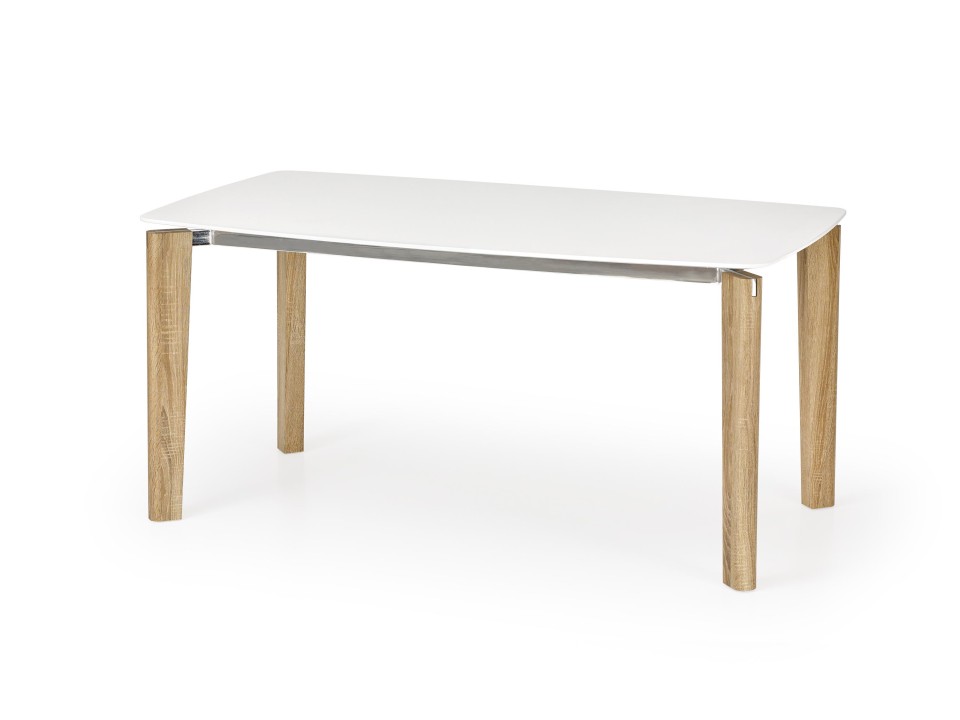 Stół WEBER biały / dąb sonoma - Halmar