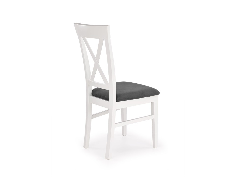 Krzesło BERGAMO biało-popielate - Halmar
