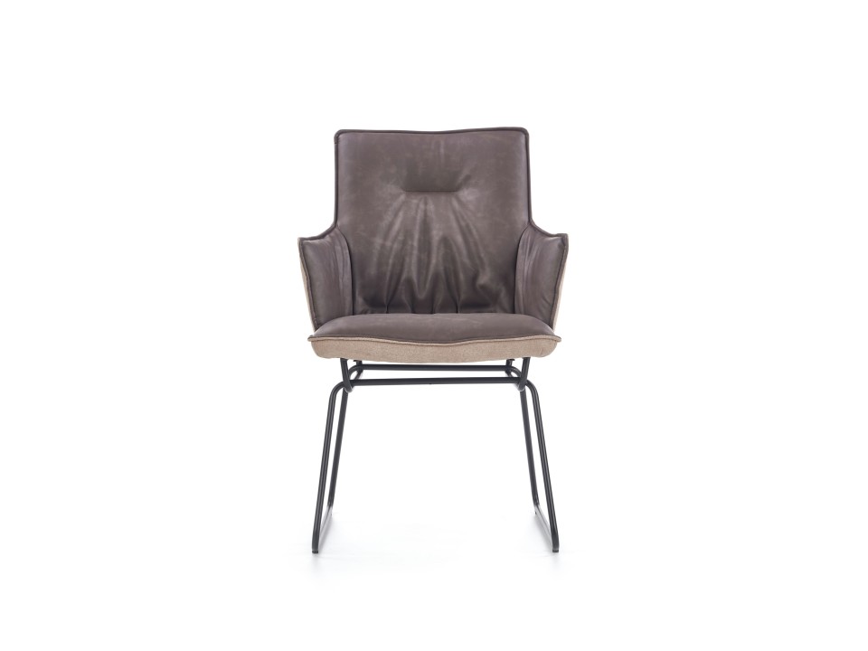 Krzesło K271 ciemny popiel / jasny popiel - Halmar