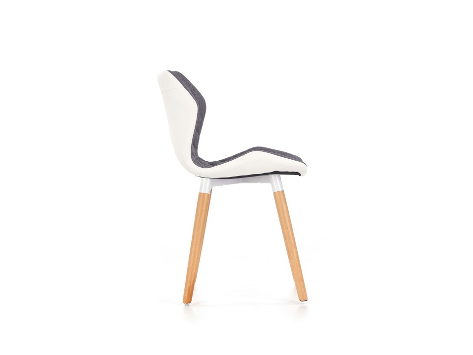 Krzesło K277 biało / popiel - Halmar